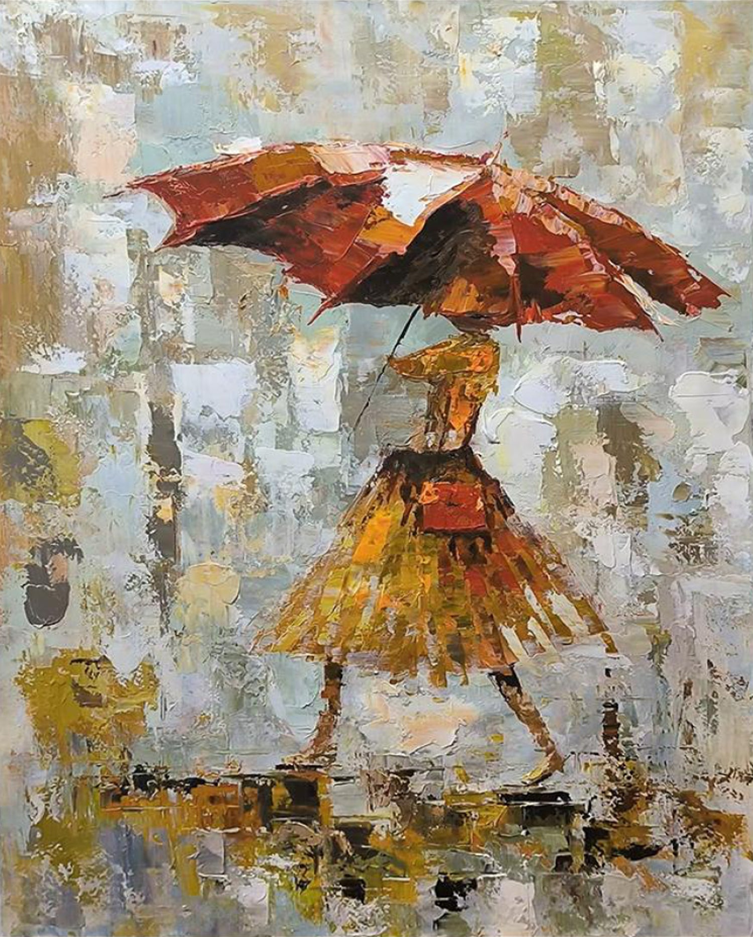 Pattering on the Pavé Dining Room Wall Art