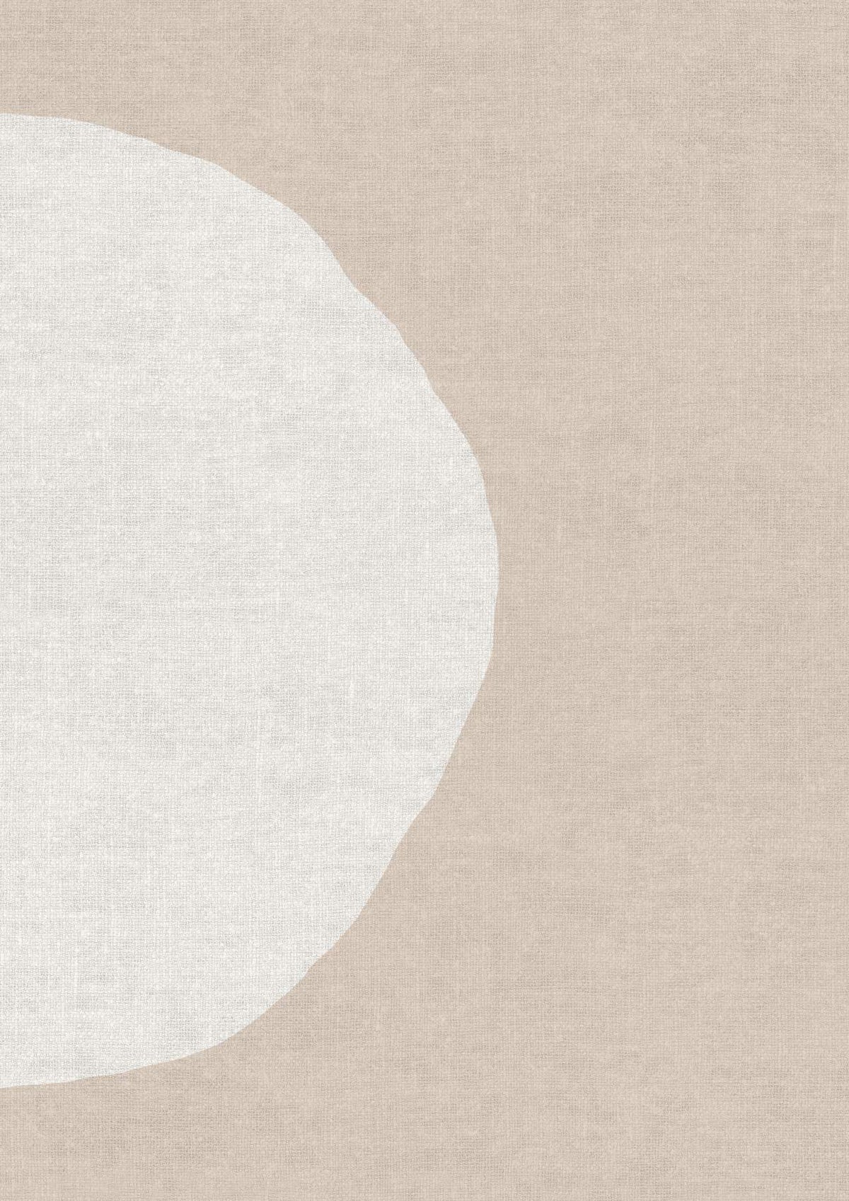 Blush & Beige Line Circles 2 - Hand Painting