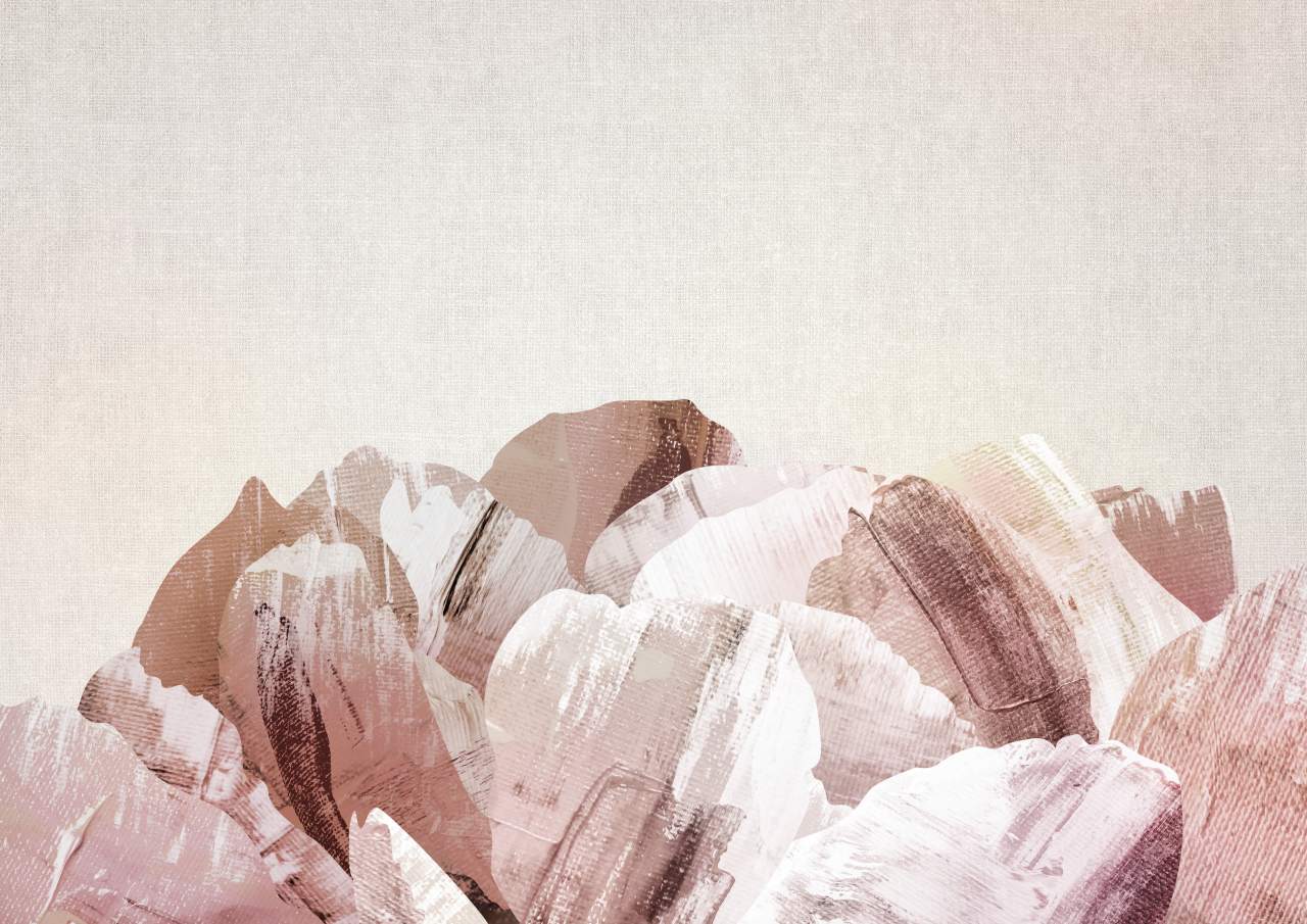 Painted Peony Pink Wall Art