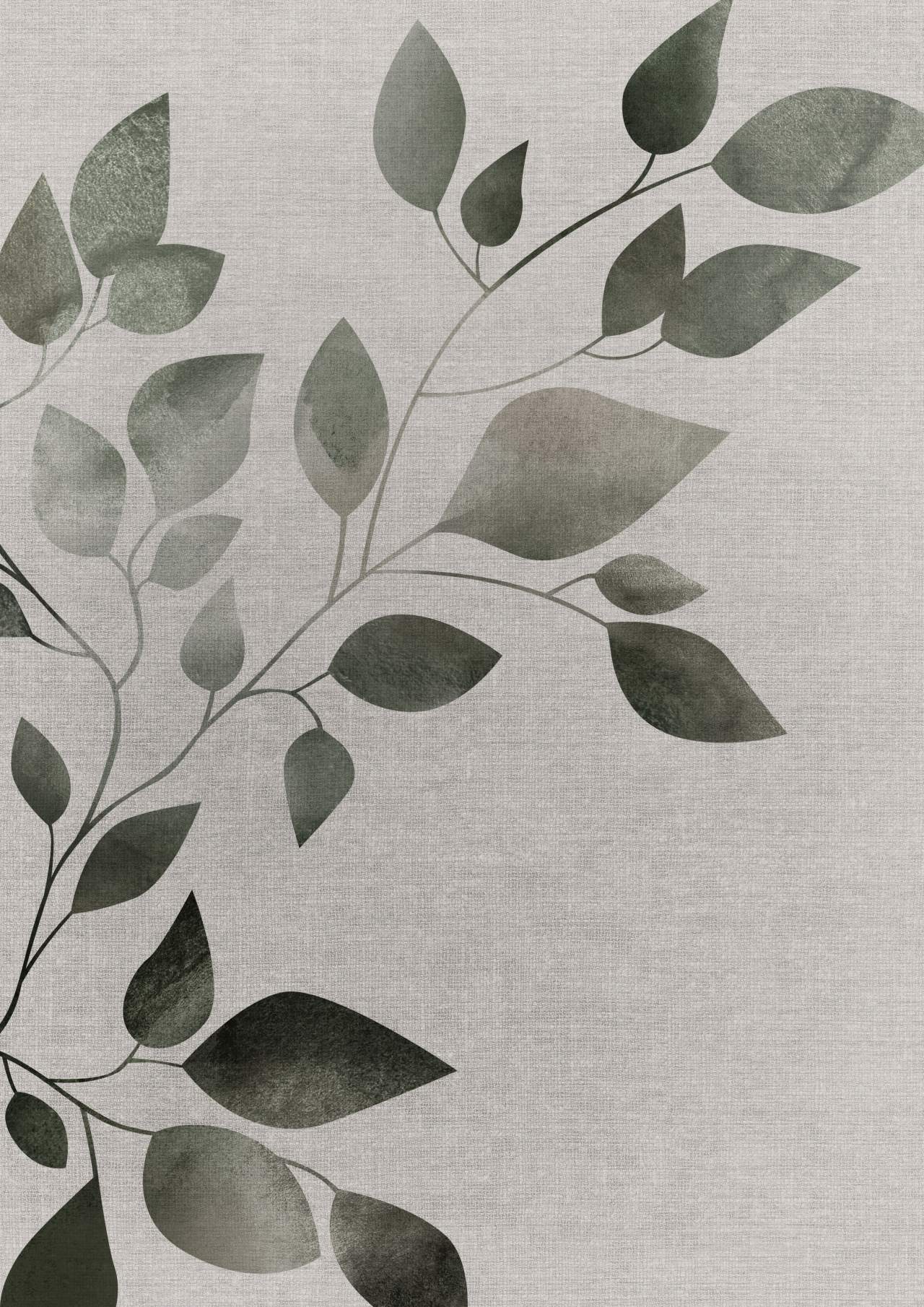 Green Vine 2 Wabi Sabi Wall Art