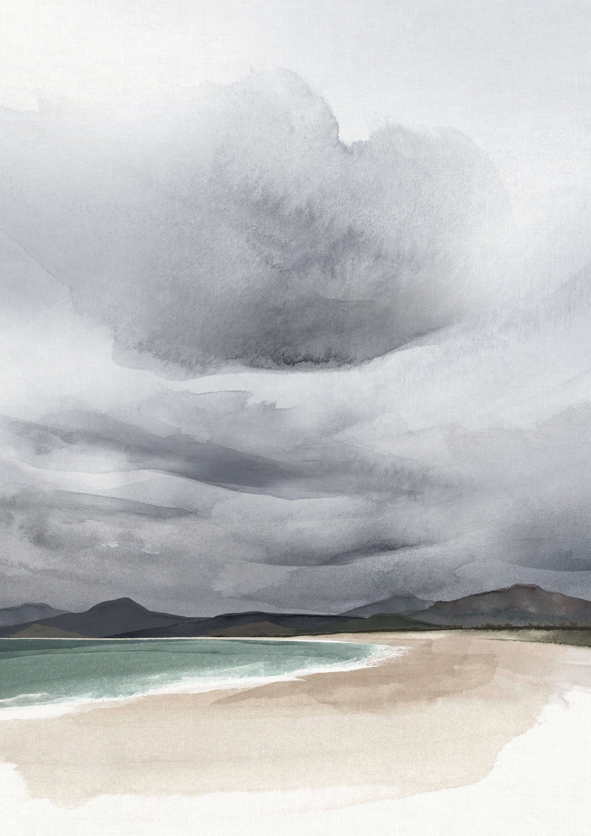 Summer Storm - Hand Painting