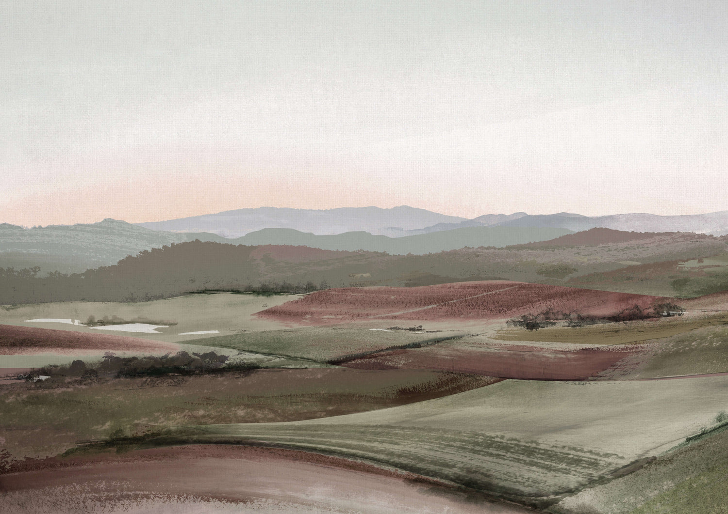 Tierras agrícolas del noroeste  Dining Room Wall Art