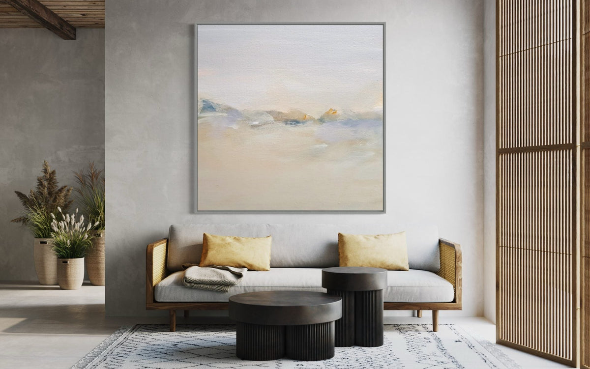 Through a Haze - Hand Painting