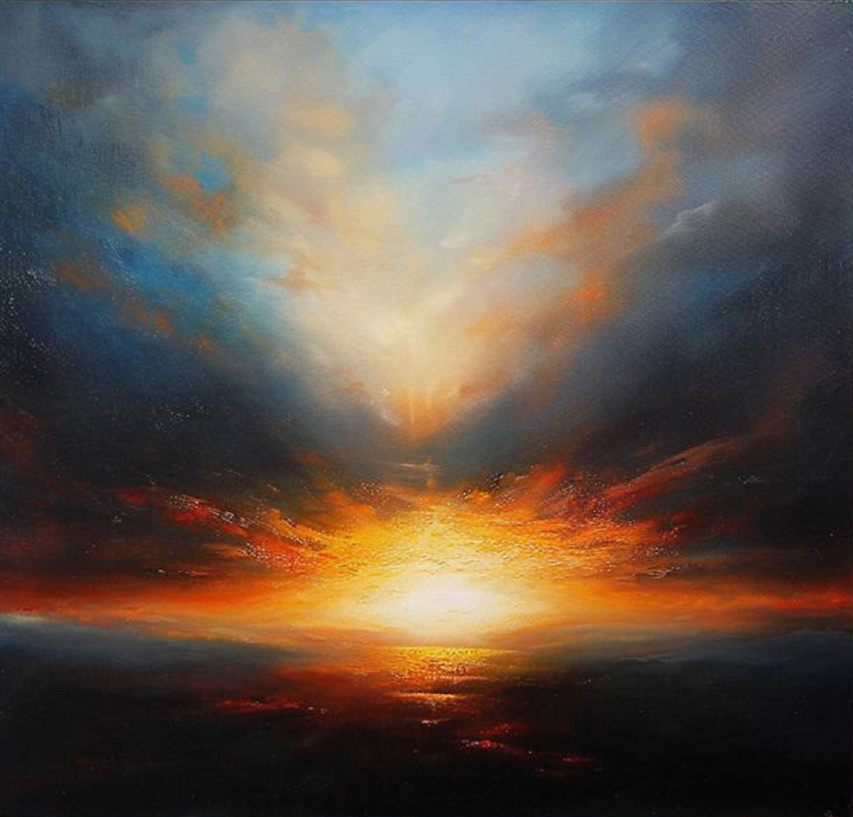 Last Light - Hand Painting