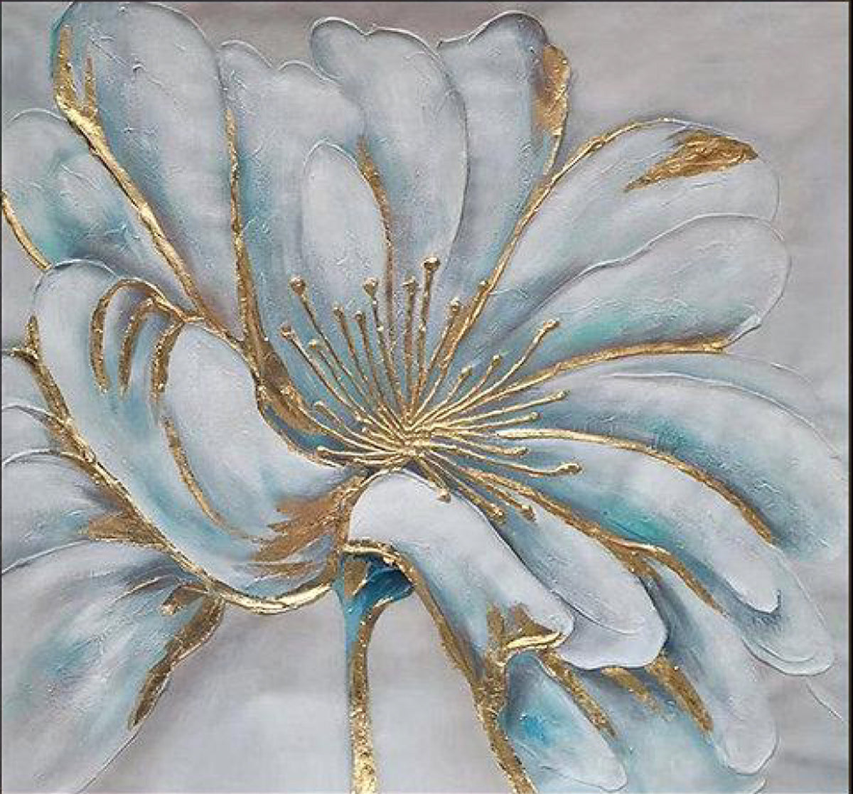 Sun-Kissed Indigo - Hand Painting