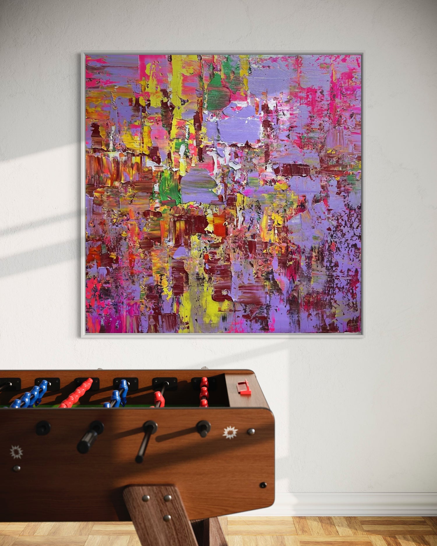 Abstract 01 Pink Wall Art