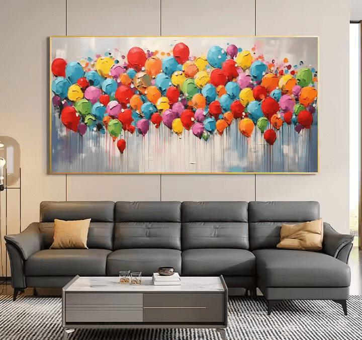 Abstract Ballon Fantasy - Hand Painting