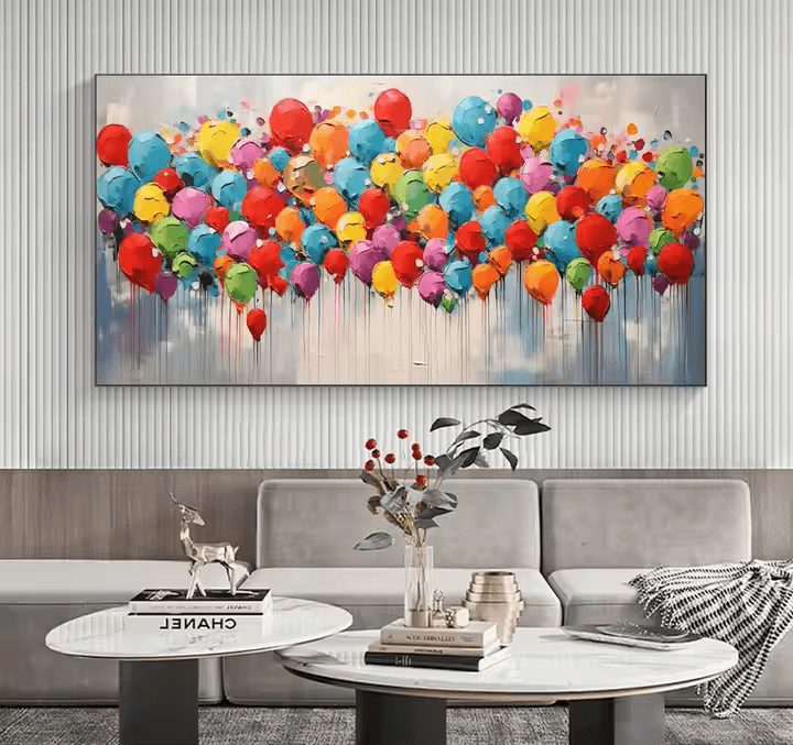 Abstract Ballon Fantasy - Hand Painting