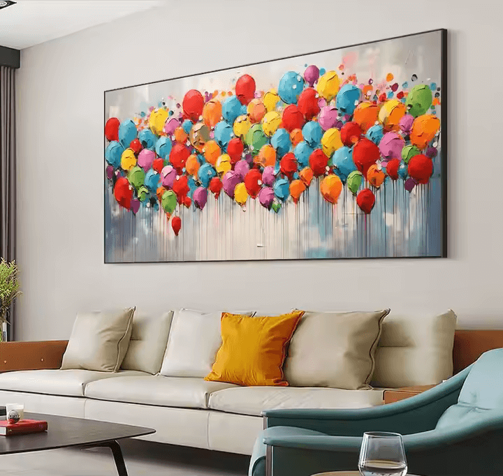 Abstract Ballon Fantasy - Hand Painting