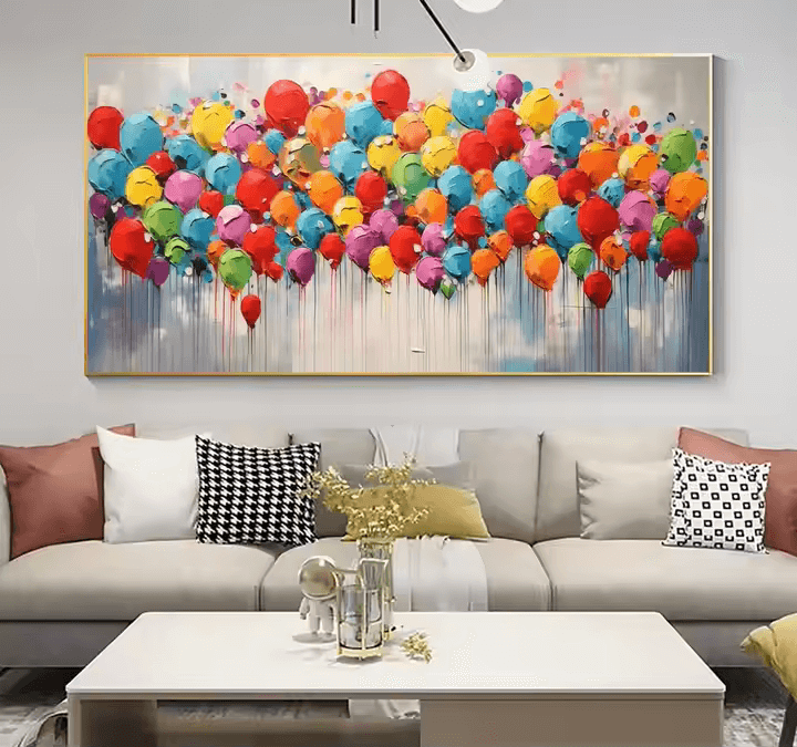 Abstract Ballon Fantasy - Hand Painting