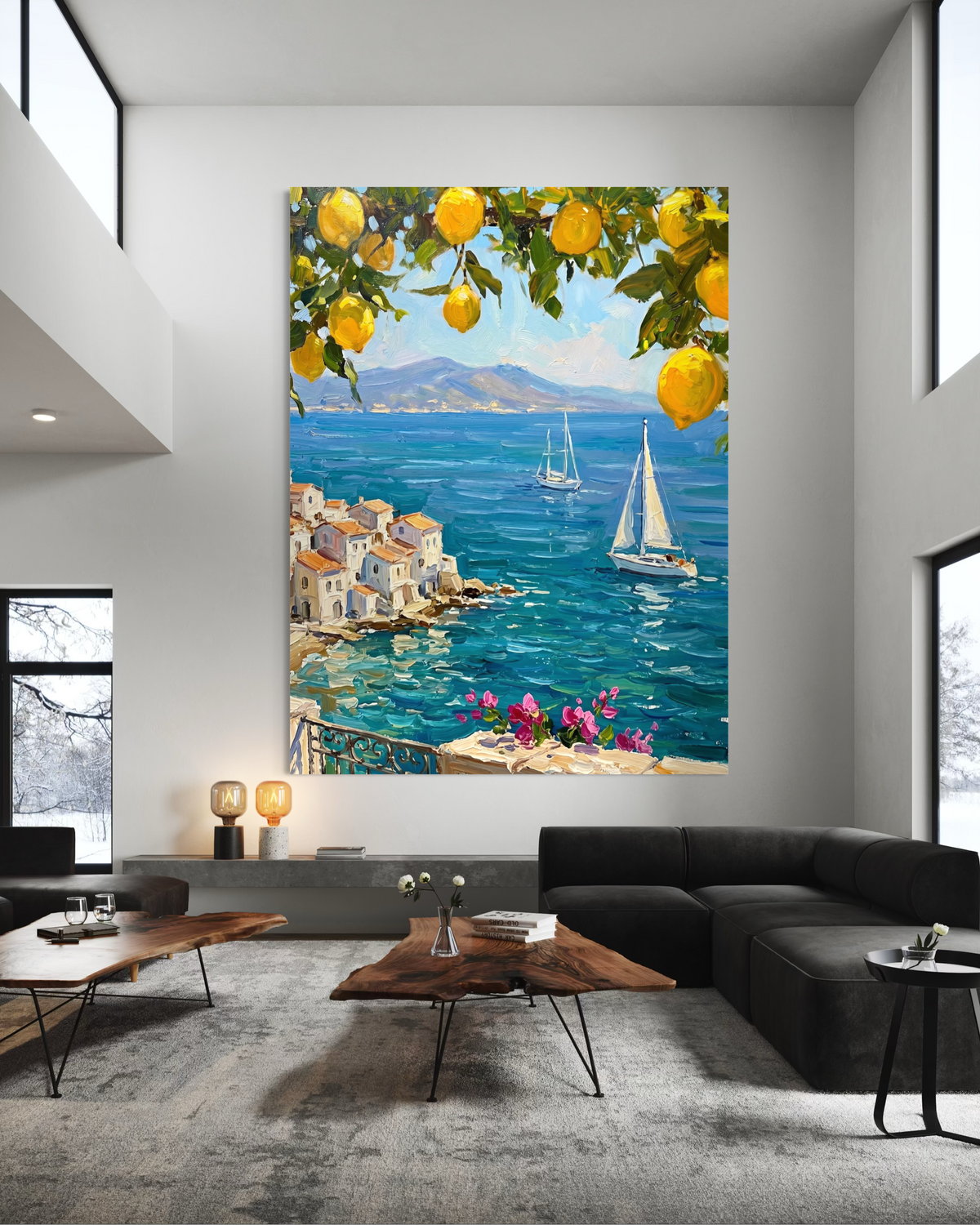 Amalfi Morning - Hand Painting