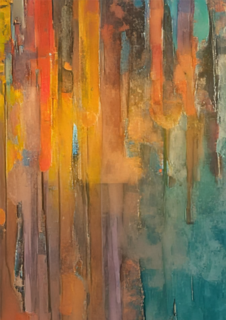 Urban Reflections - Hand Painting