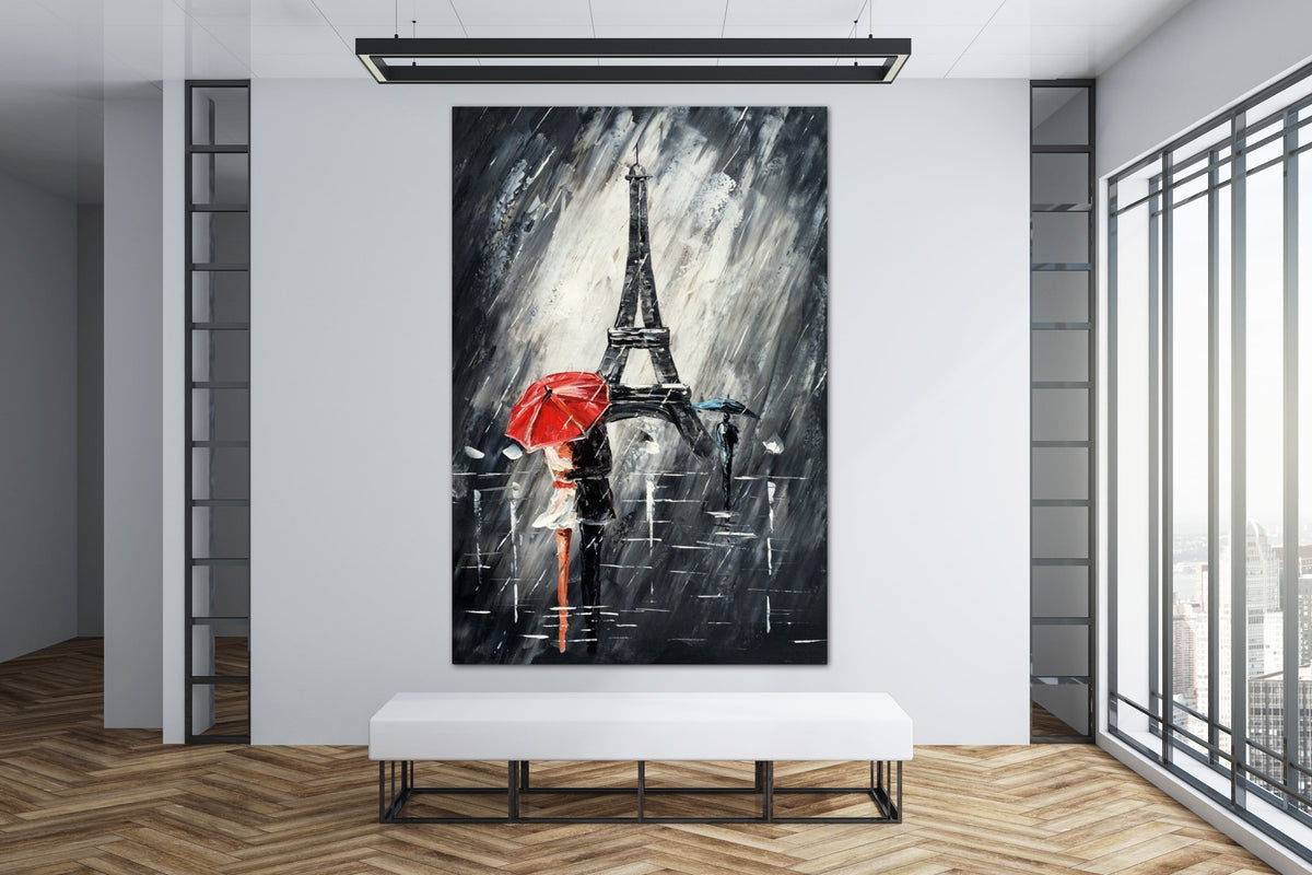 Romance In Paris - Hand Painting