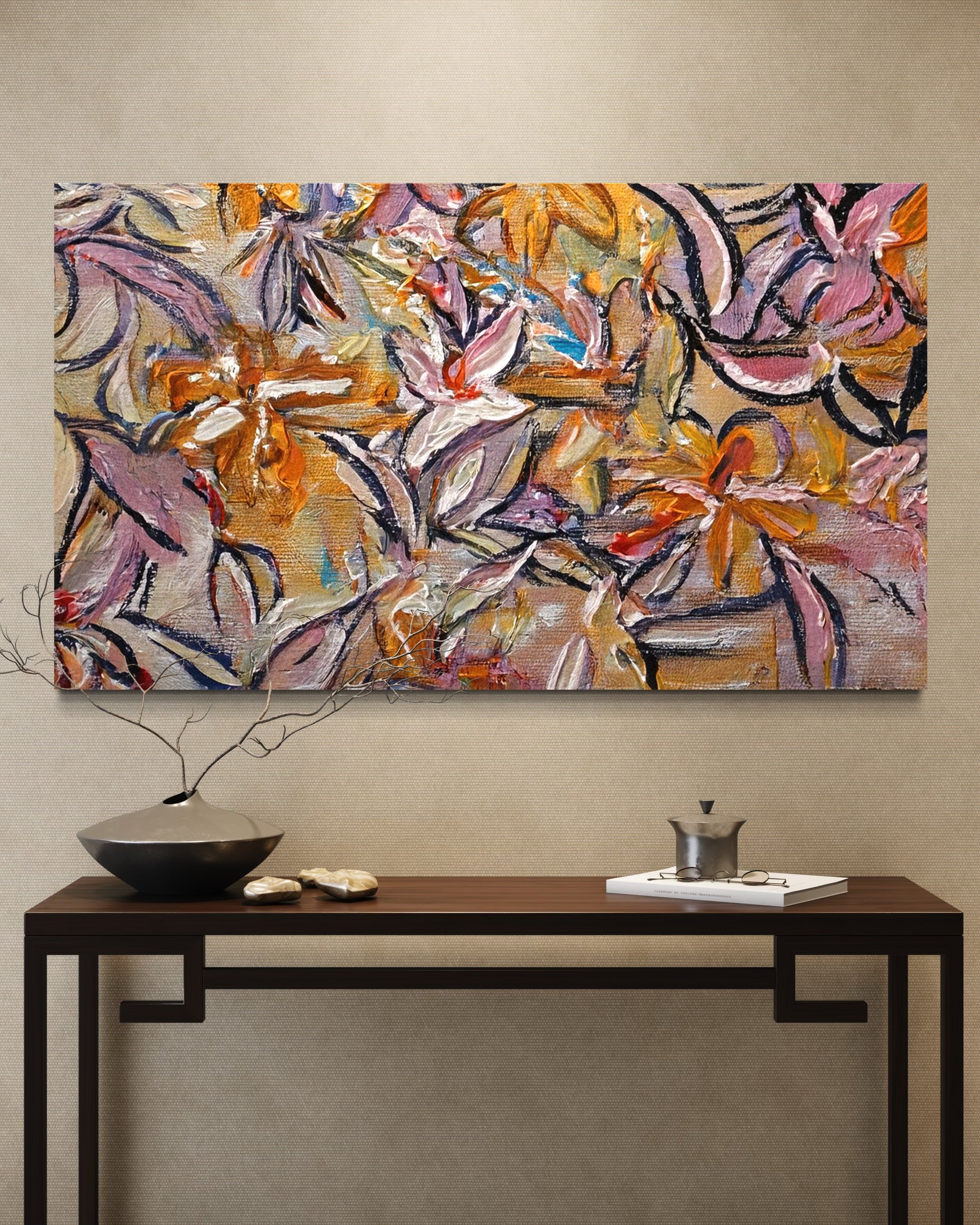 Autumnal Bloom Tapestry