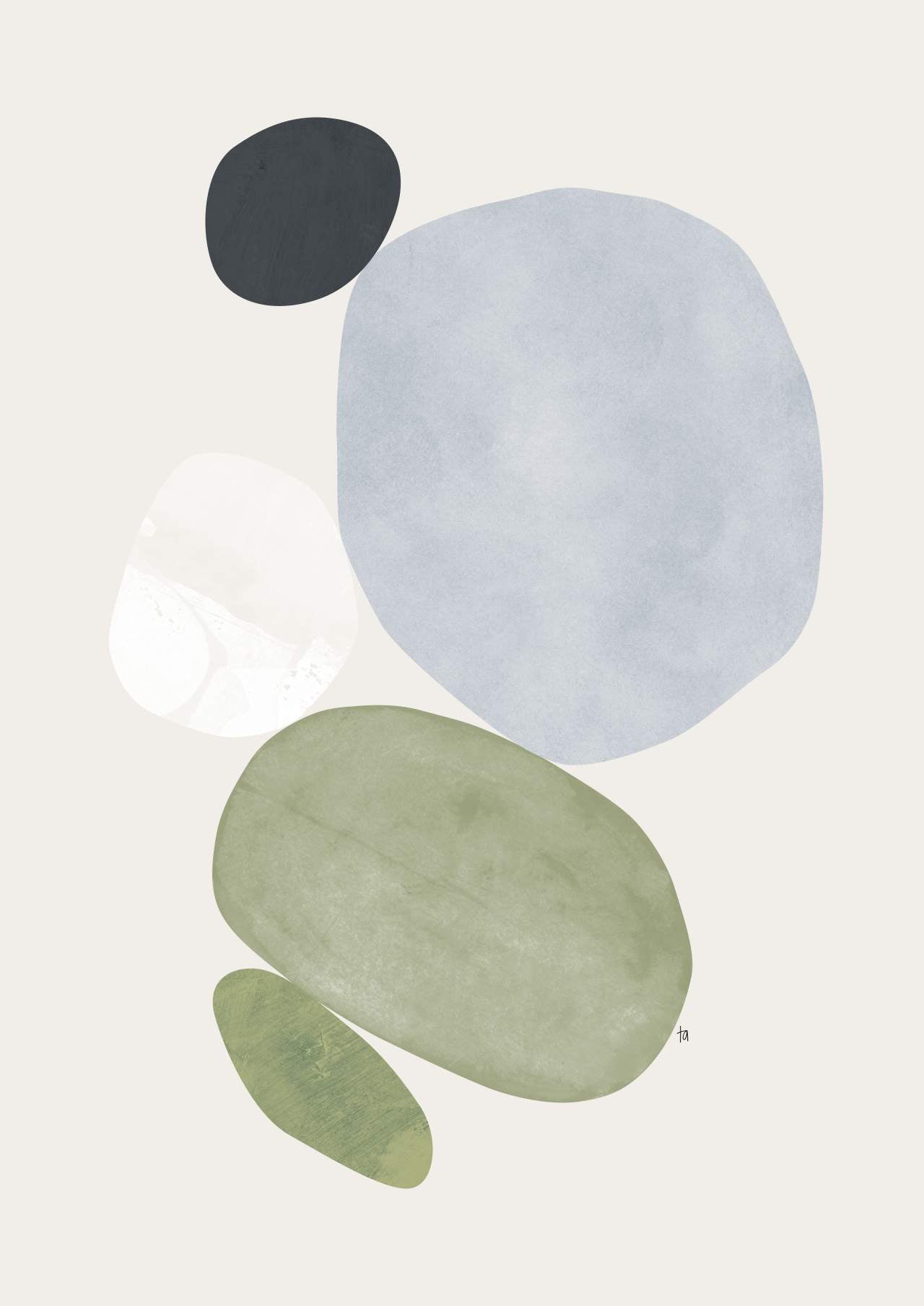 Equilibrio 9 Wabi Sabi Wall Art
