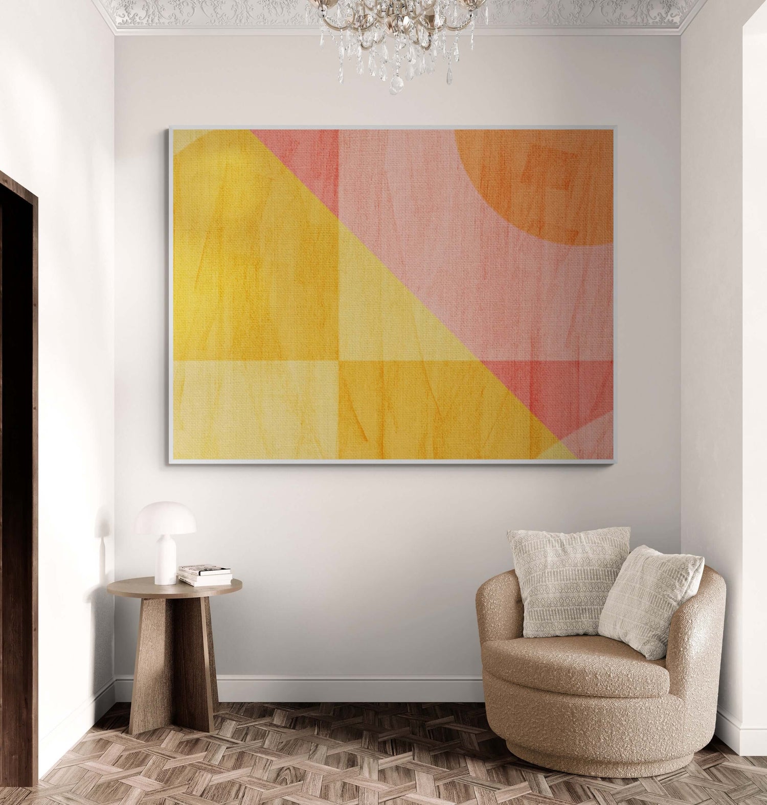 Bandeira I Pink Wall Art