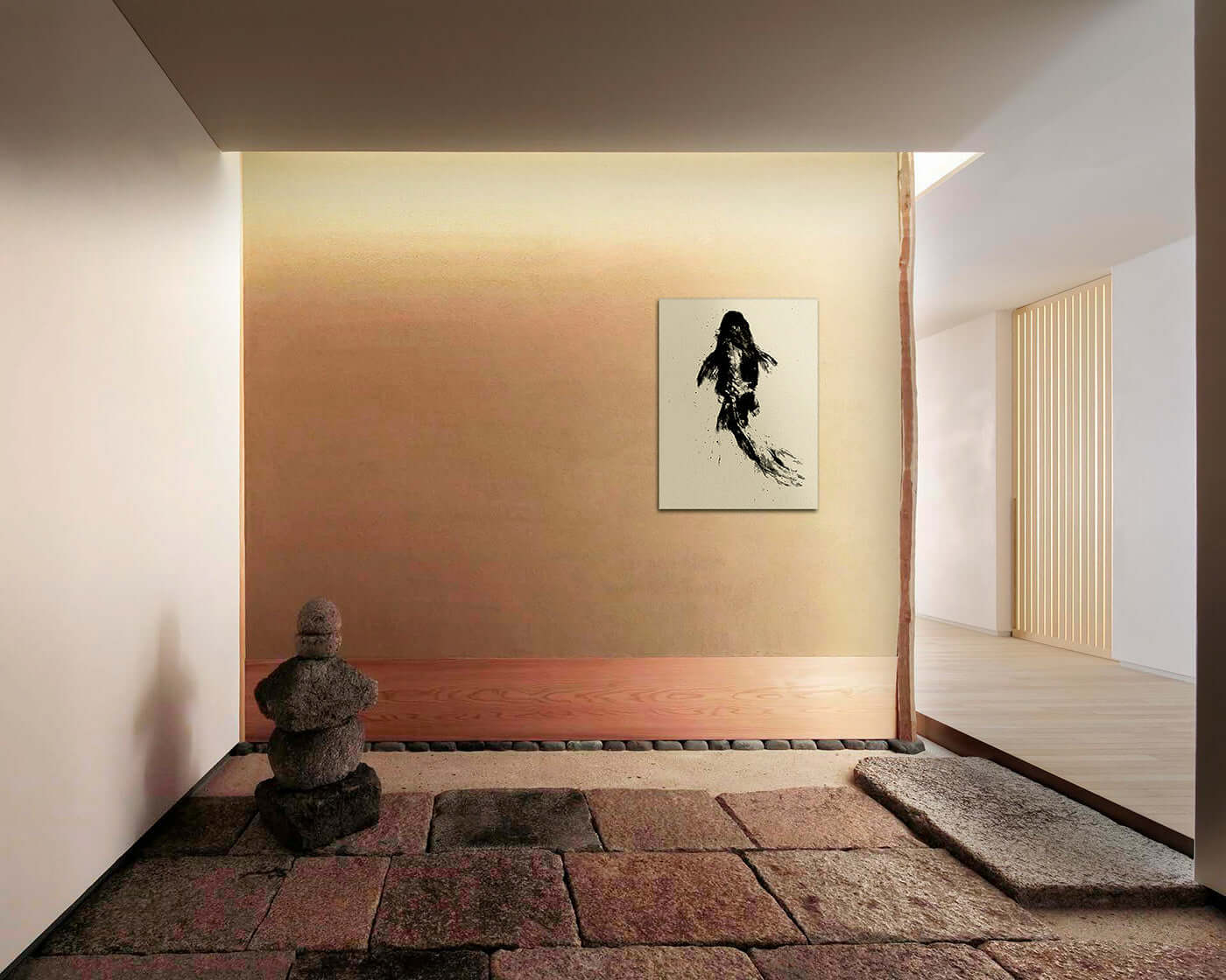 ブラックコイ Dining Room Wall Art