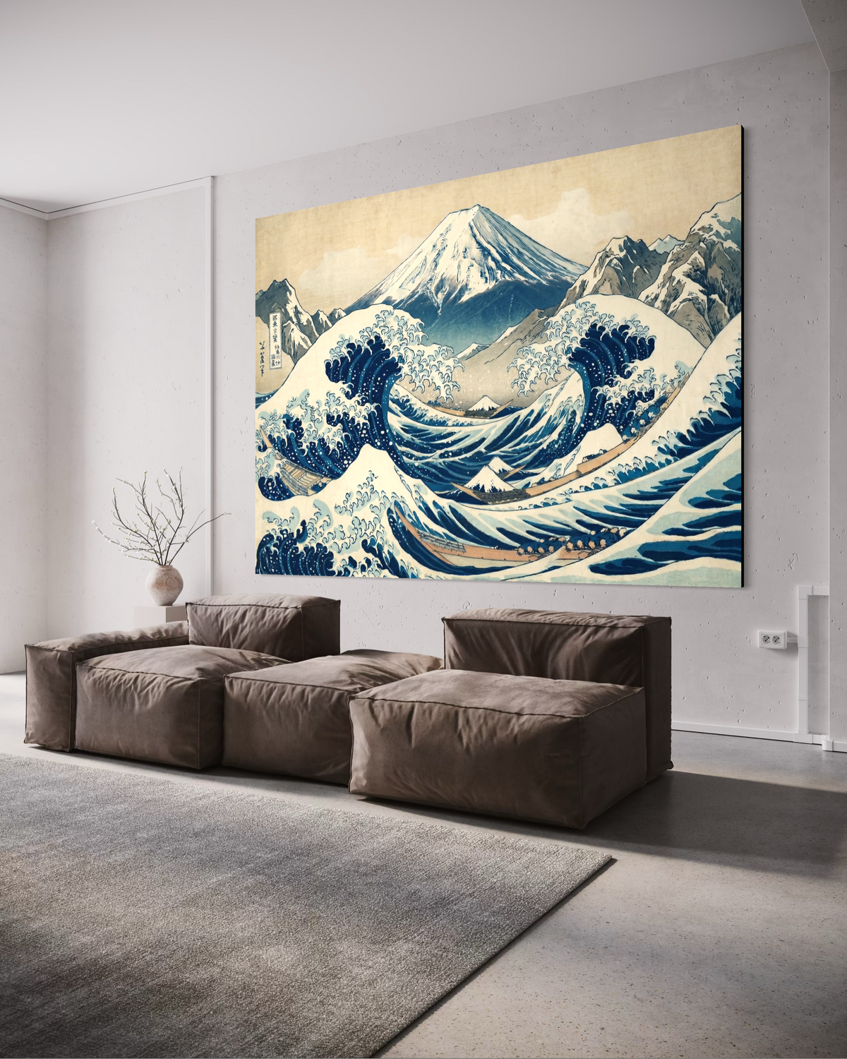 Blue Tempest - Hand Painting