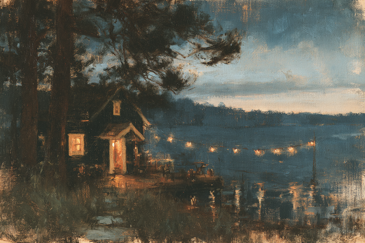 Cabin at Dusk