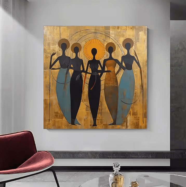 Éclat sous le Soleil - Hand Painting