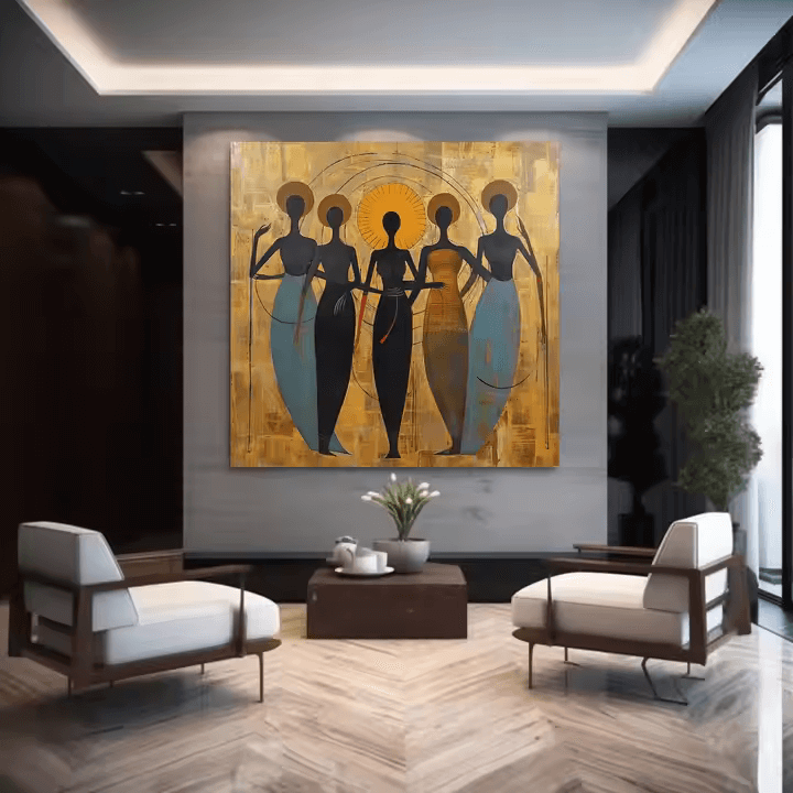 Éclat sous le Soleil - Hand Painting