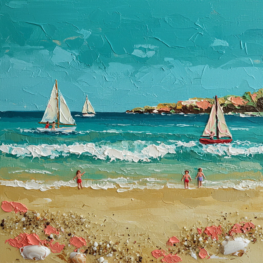 Coastal Gems - Hand Painting