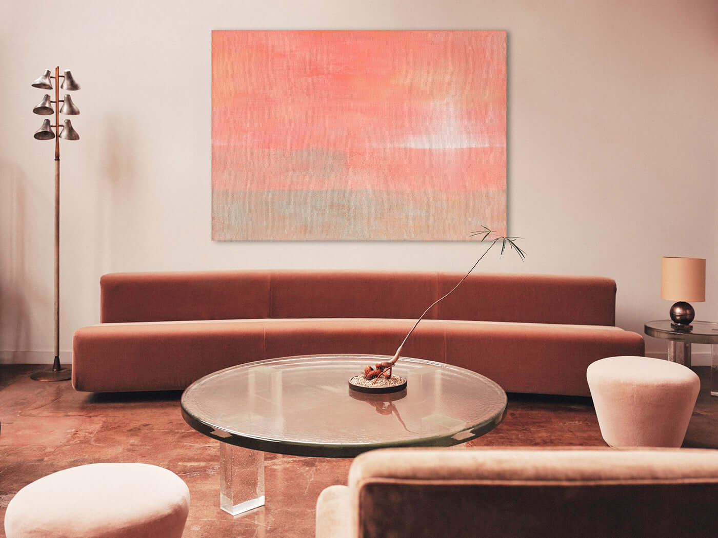 Horizonte del amanecer Dining Room Wall Art