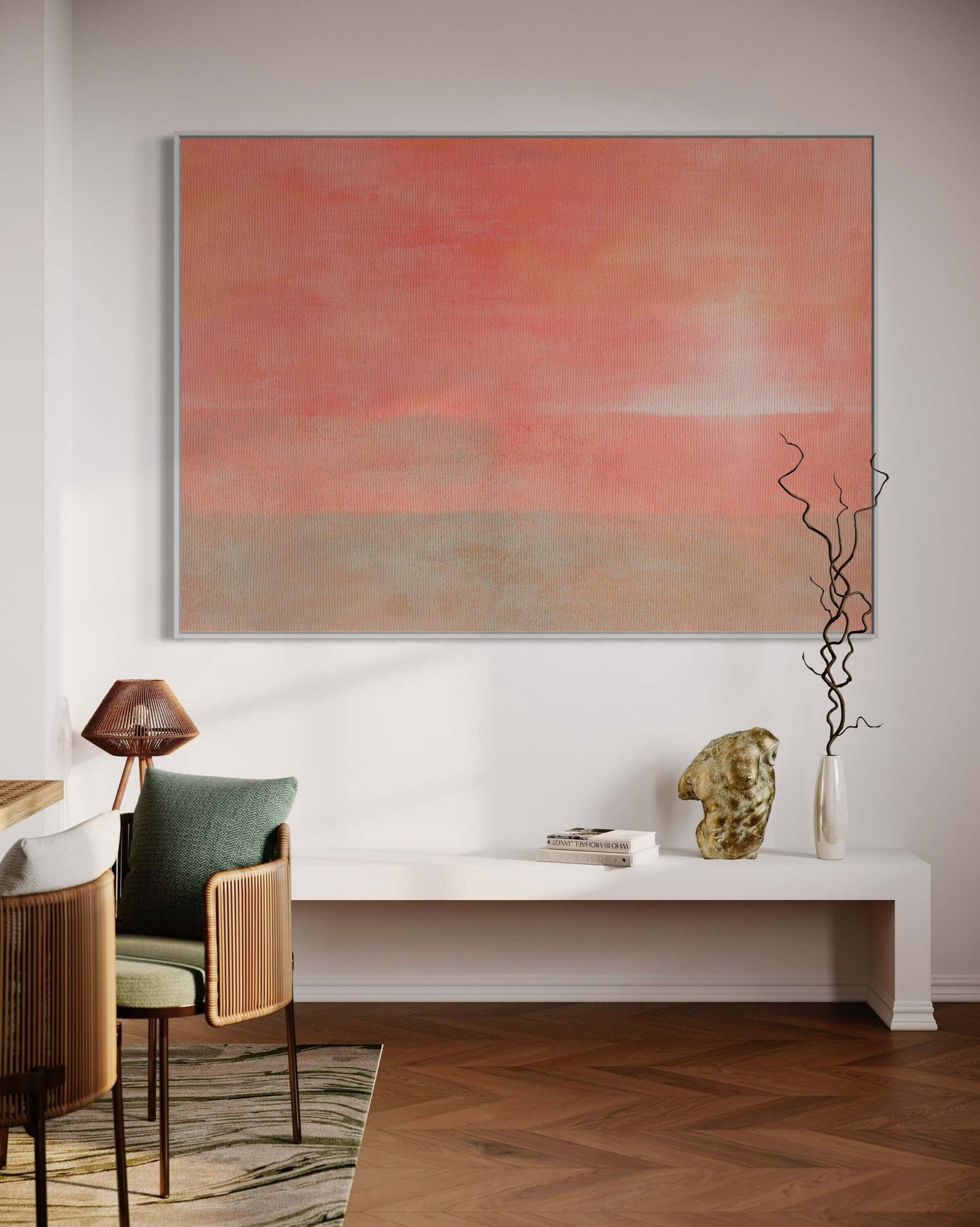 Horizonte del amanecer Dining Room Wall Art