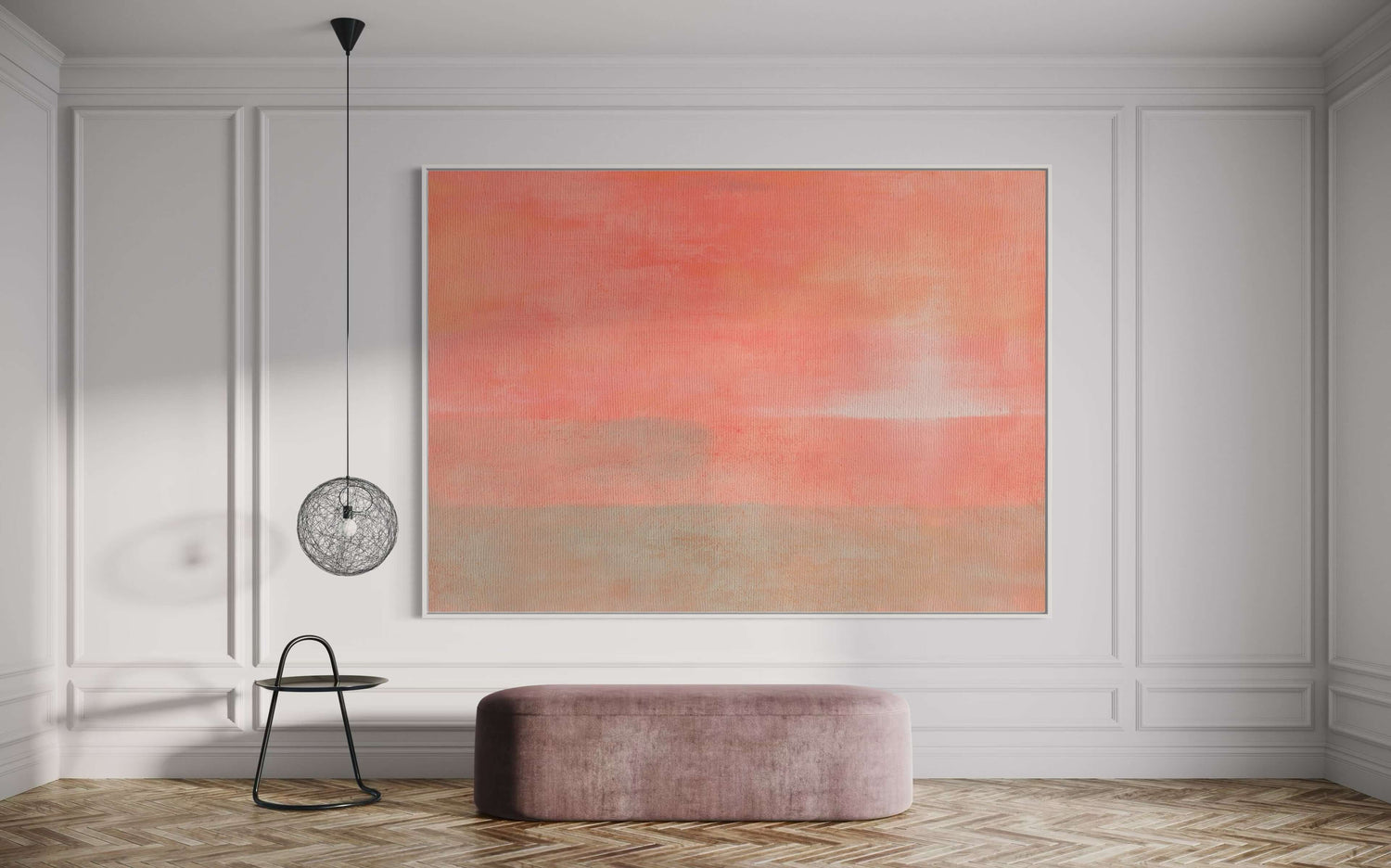 Horizonte del amanecer Dining Room Wall Art