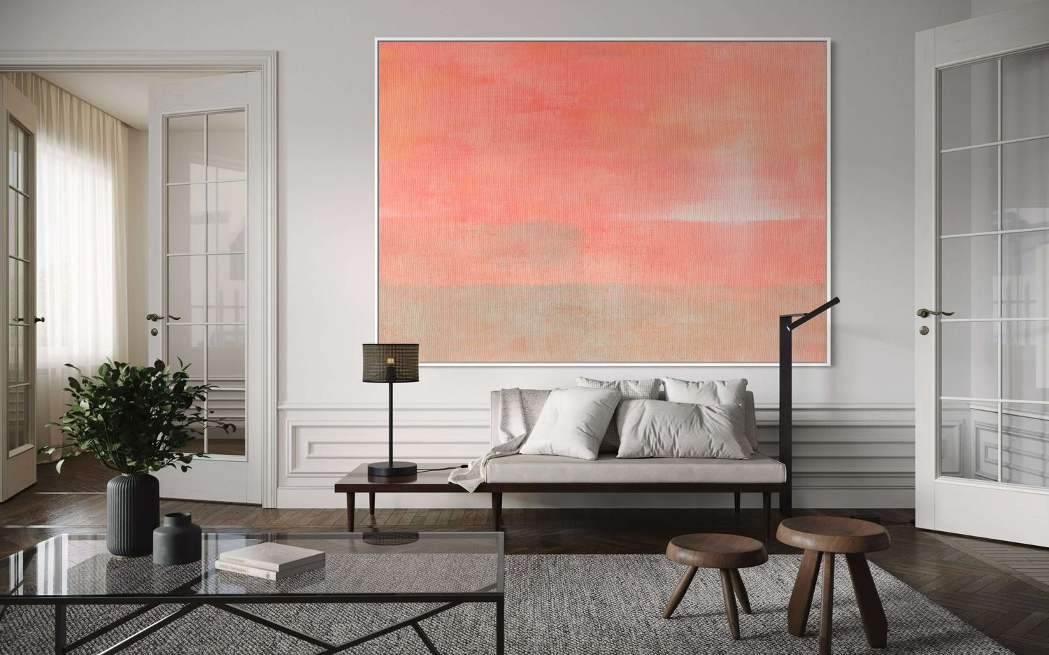 Horizonte del amanecer Dining Room Wall Art