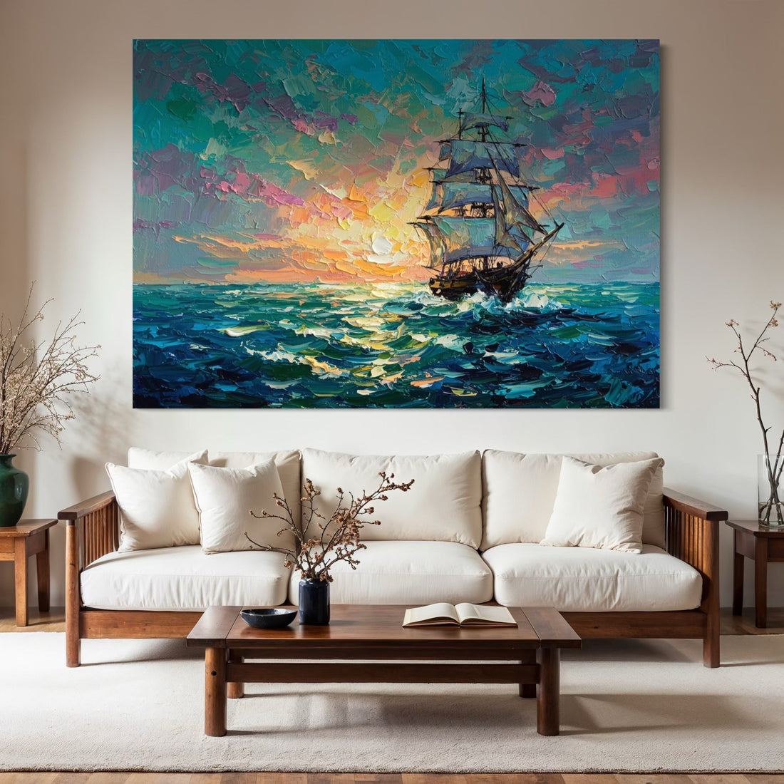 Dreamscape at Sea - Hand Painting