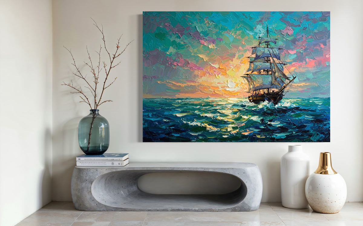 Dreamscape at Sea - Hand Painting