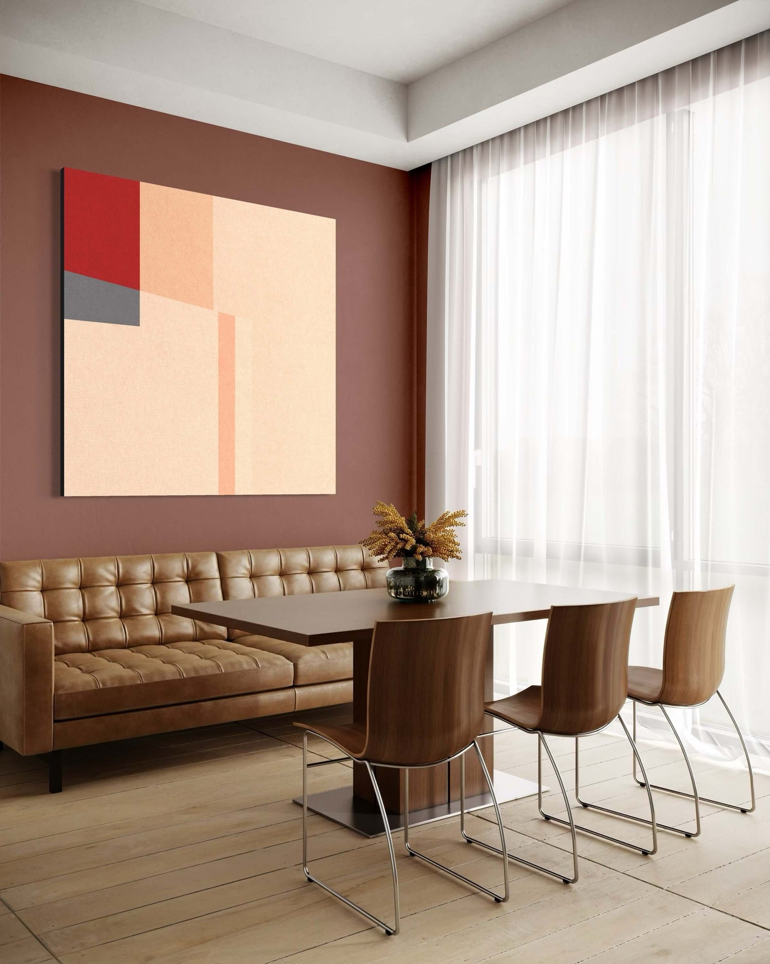 Drilling Geometric Wall Art