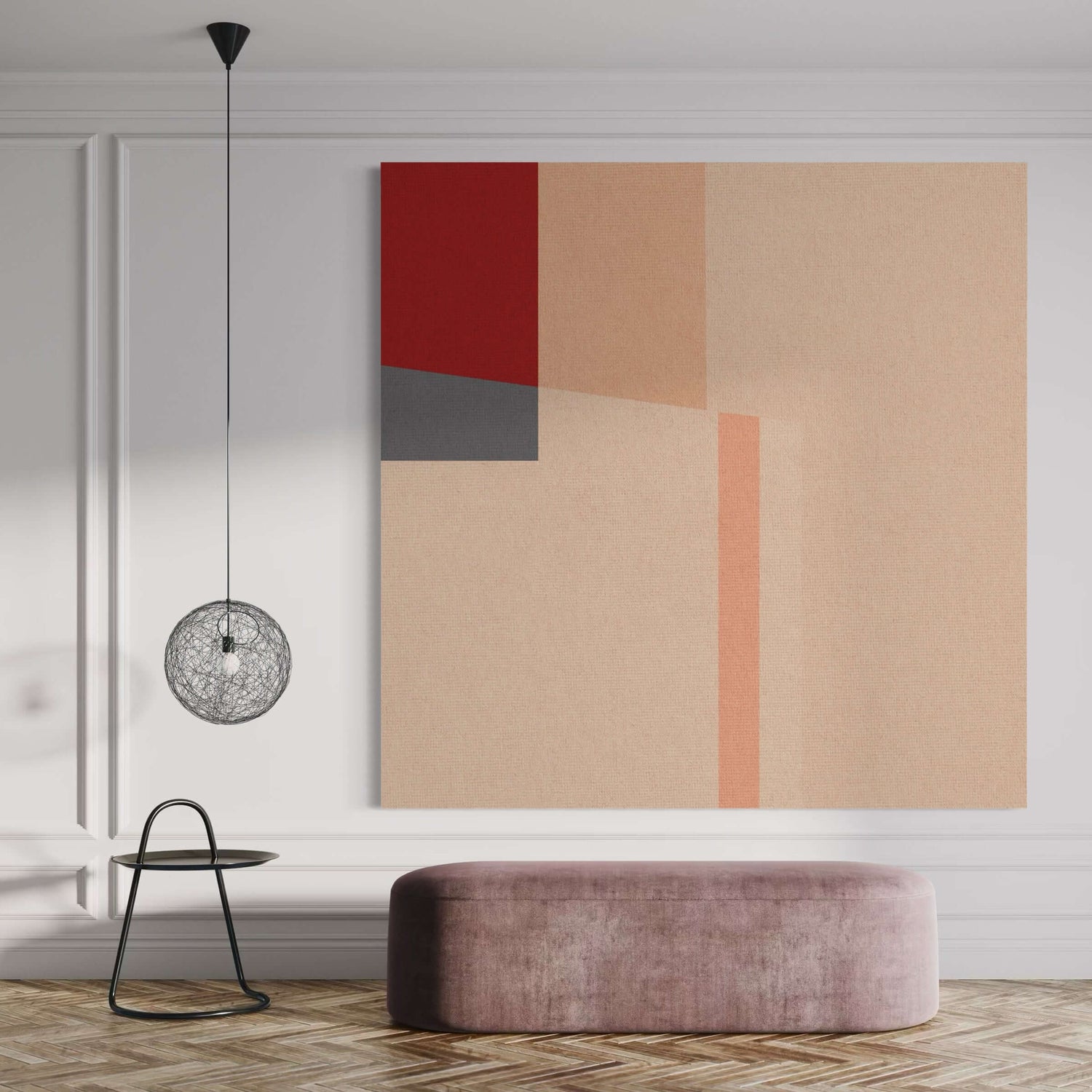 Drilling Geometric Wall Art