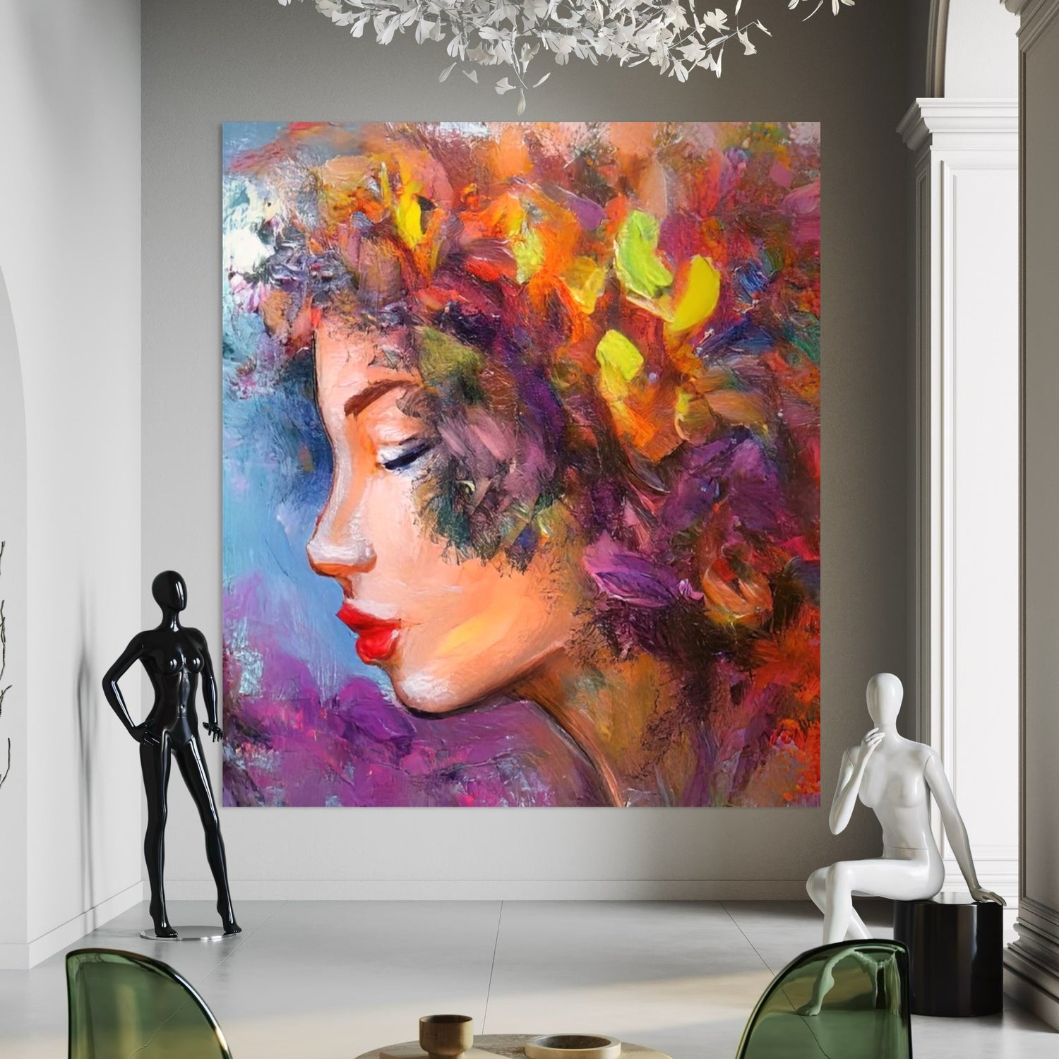 Ember Thoughts Art mural tendance