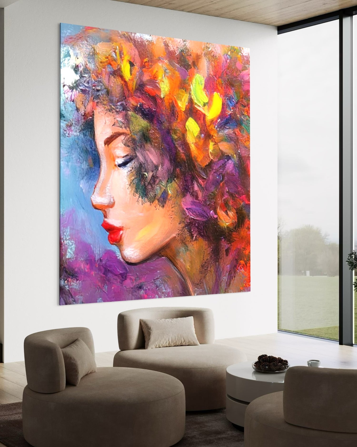Ember Thoughts Art mural tendance