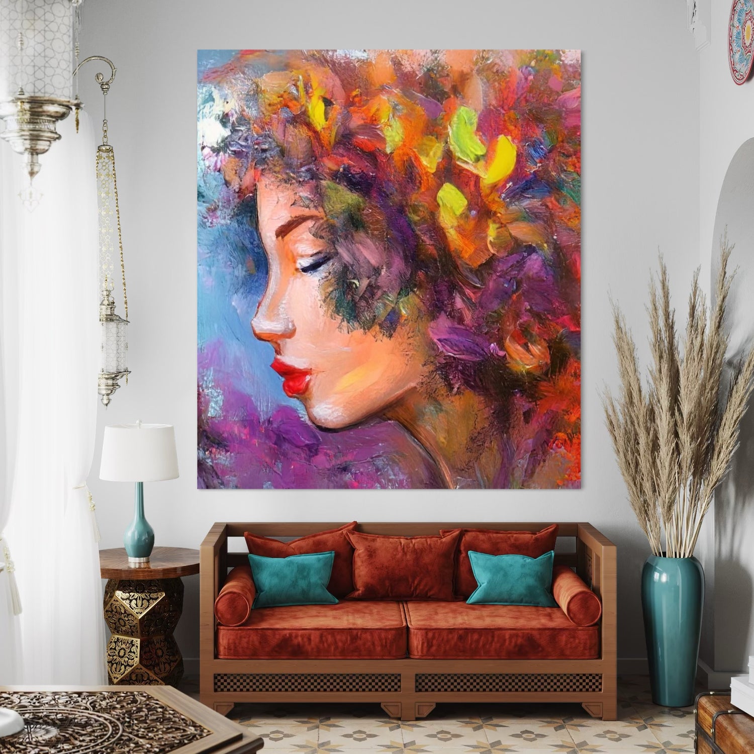 Ember Thoughts Art mural tendance