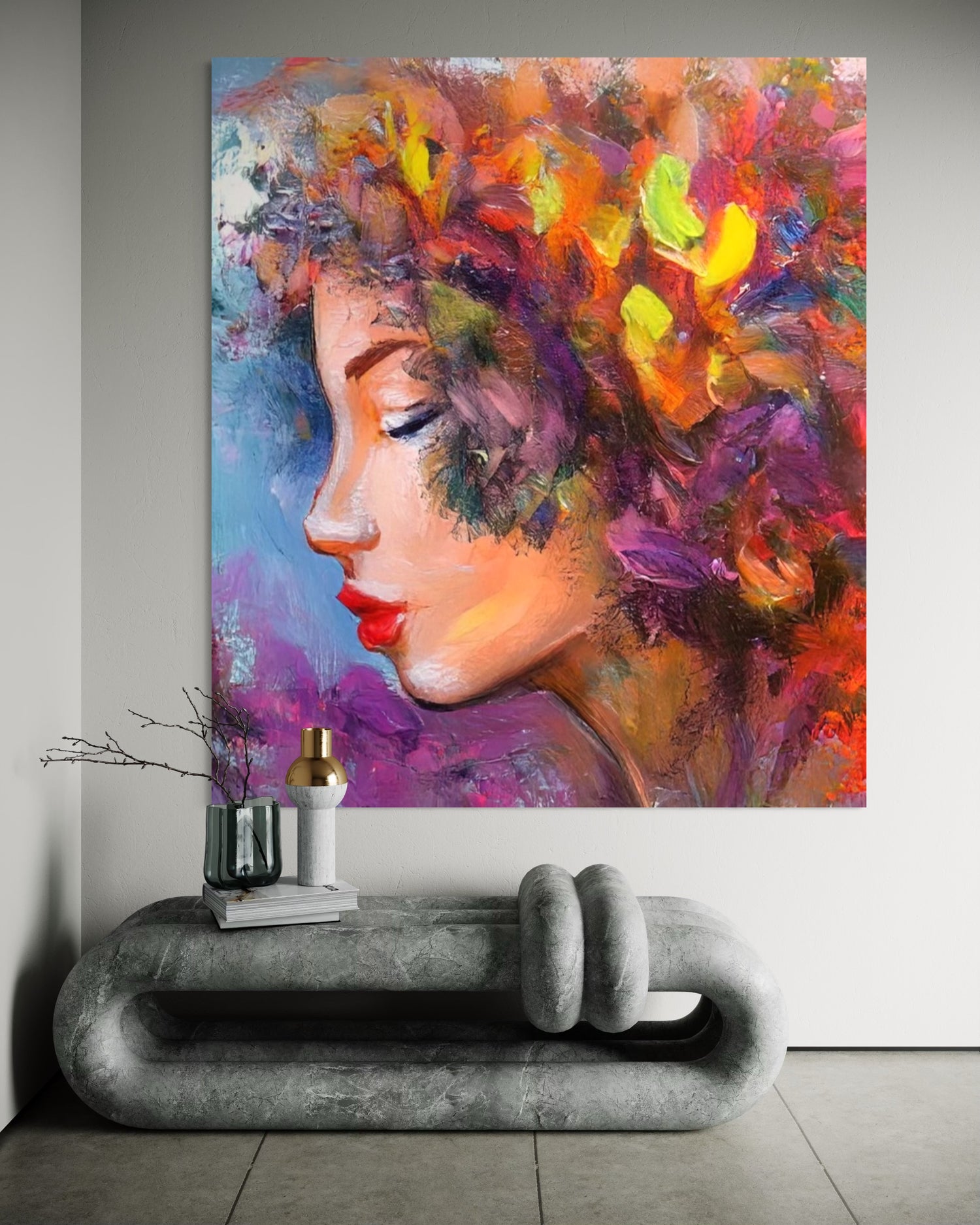Ember Thoughts Art mural tendance