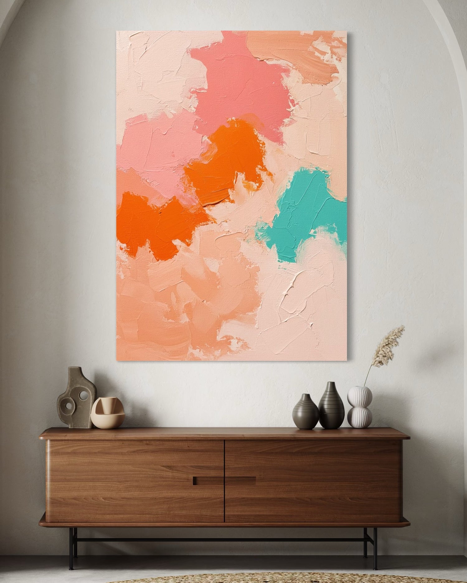 Ephemeral Strokes Dining Room Wall Art