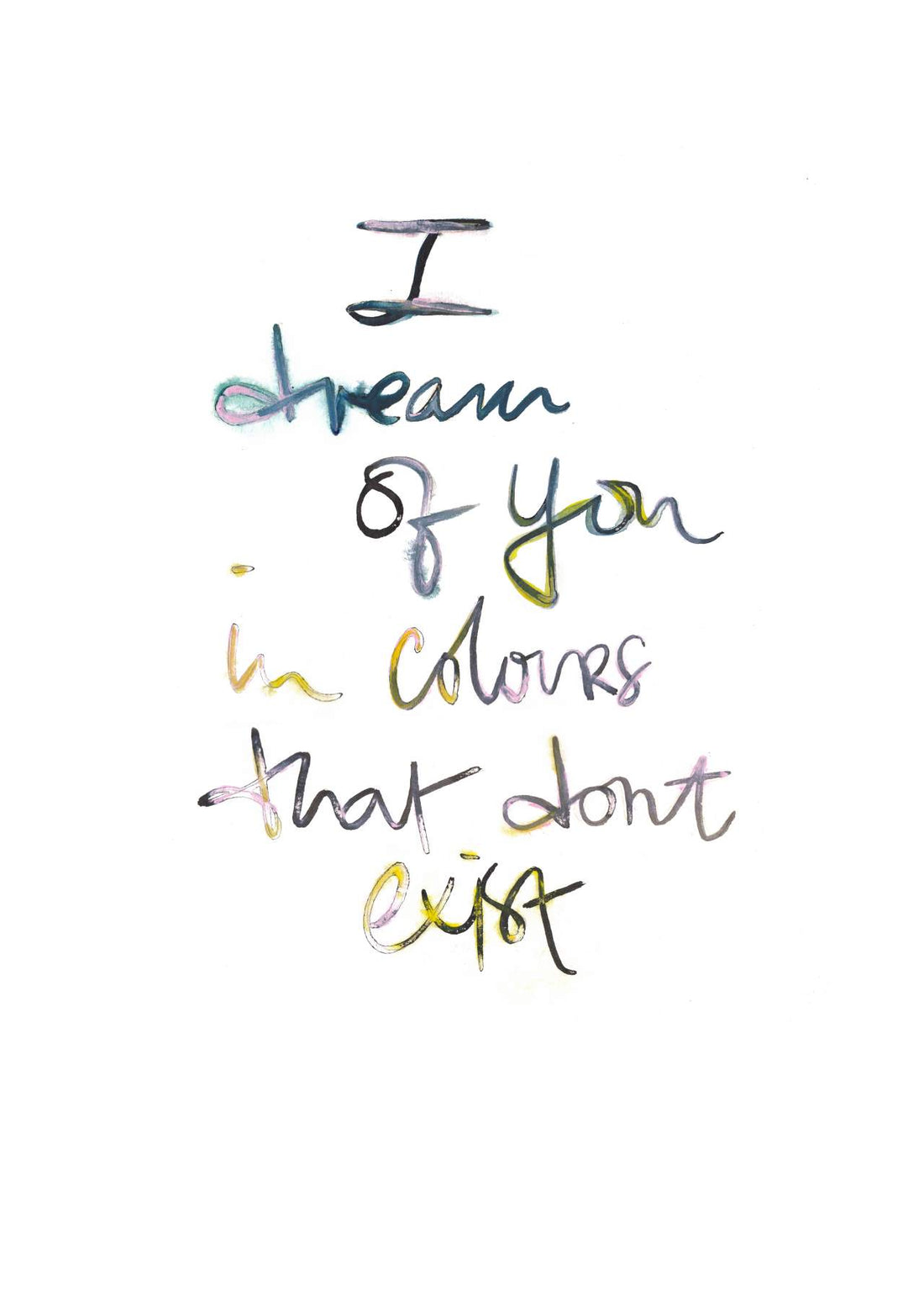 Forever the Dreamer - Hand Painting
