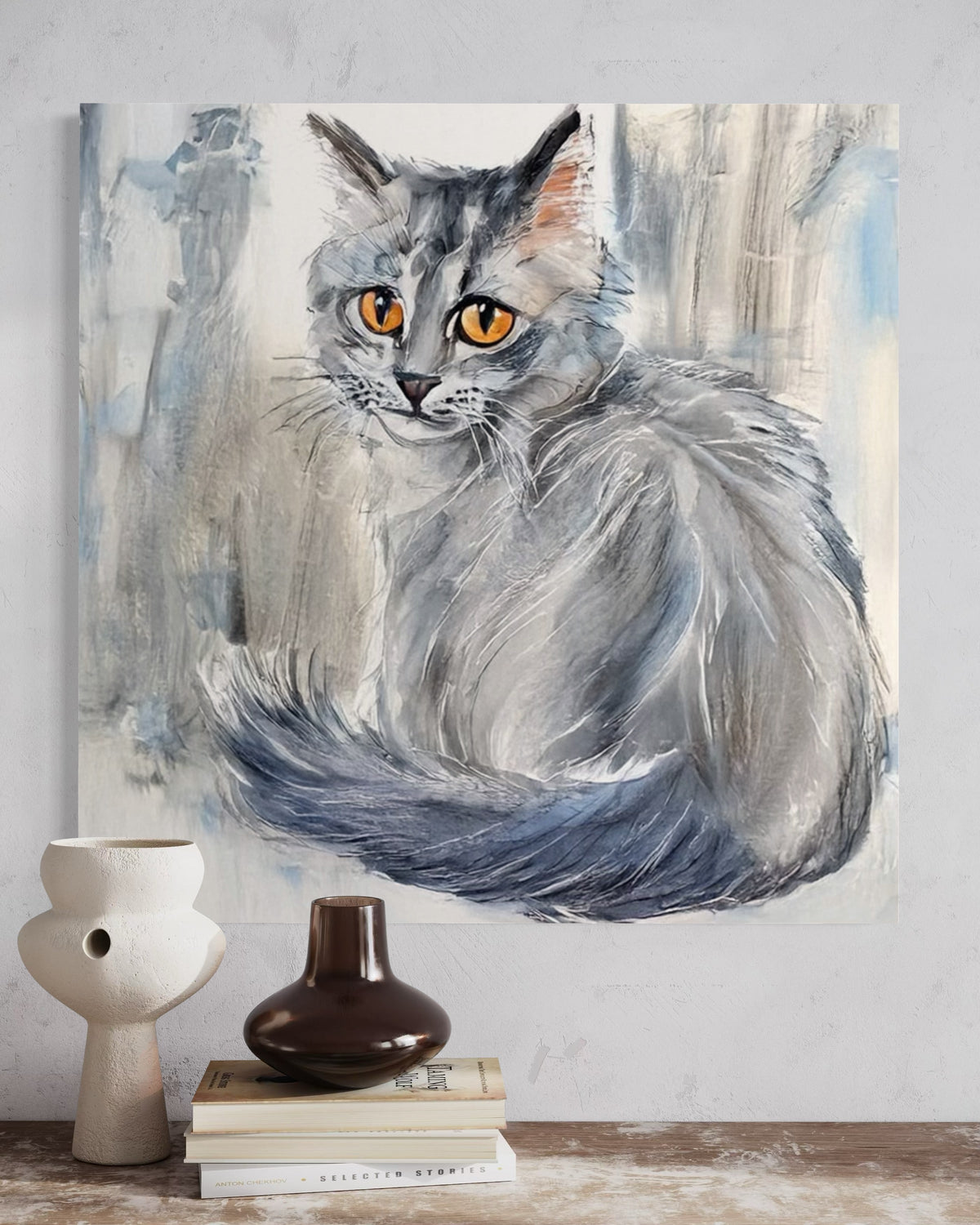 Feline Majesty - Hand Painting