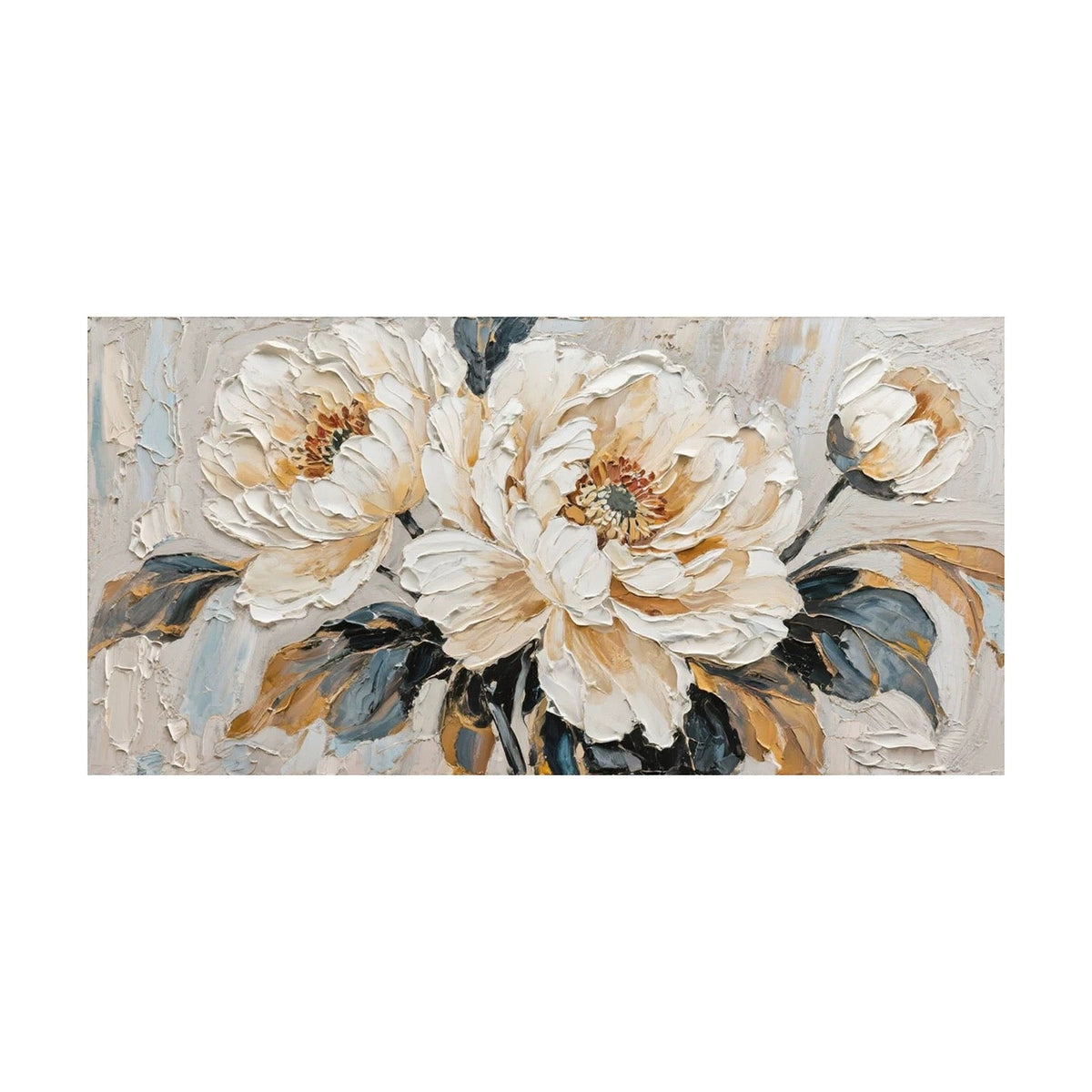Floral Majesty - Hand Painting