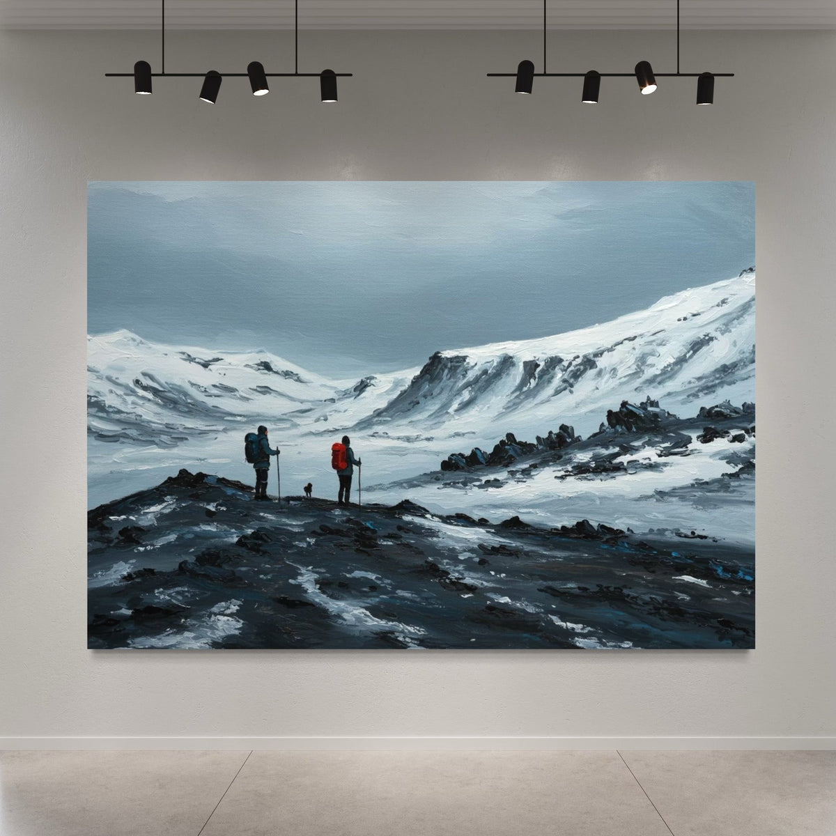 Frozen Frontier Odyssey - Hand Painting