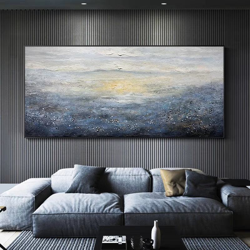 Gazing at the Sky - Hand Painting