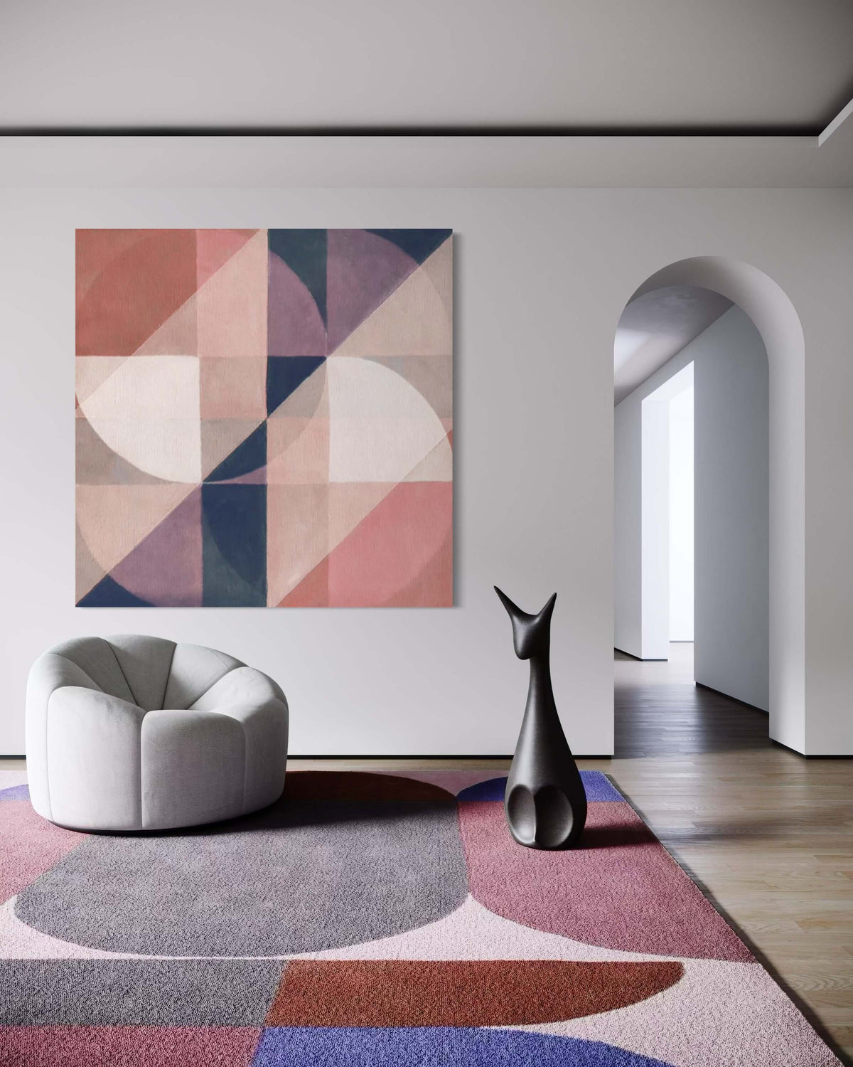 Geometric Breakdown 2 - Hand Painting
