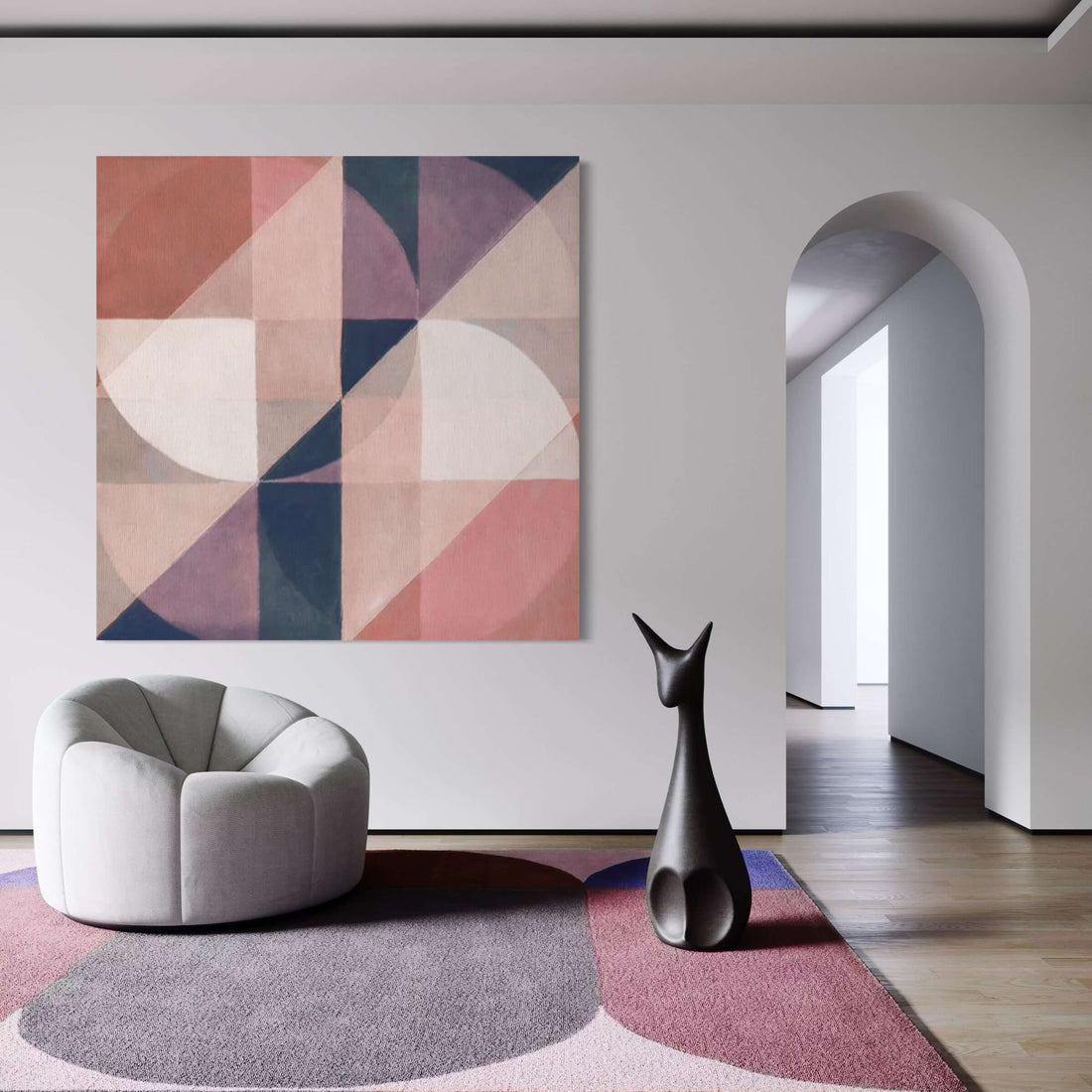 Geometric Breakdown 2 - Hand Painting