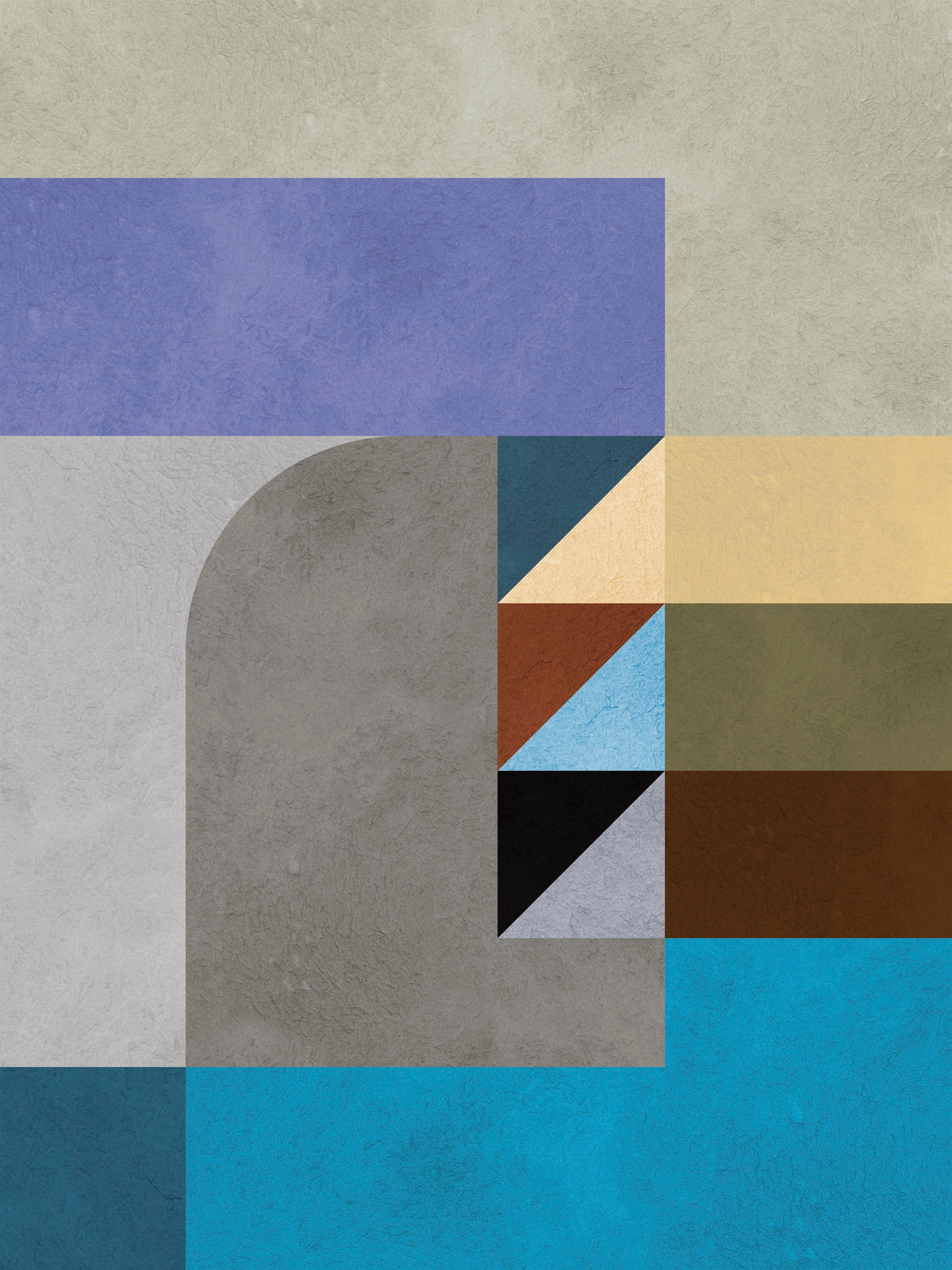 Geometric Harmony - Hand Painting