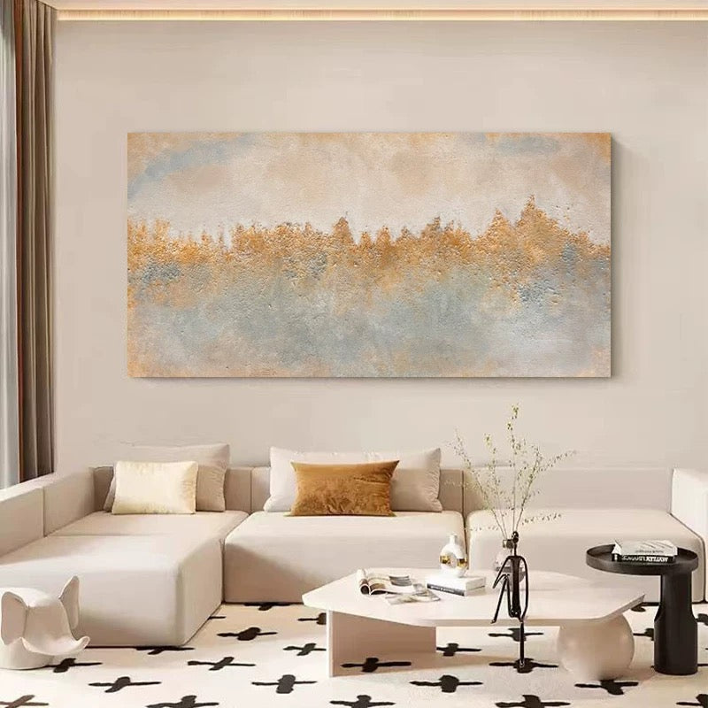 Golden Forest Sleeps - Hand Painting