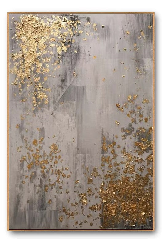 Golden Scatter - Hand Painting