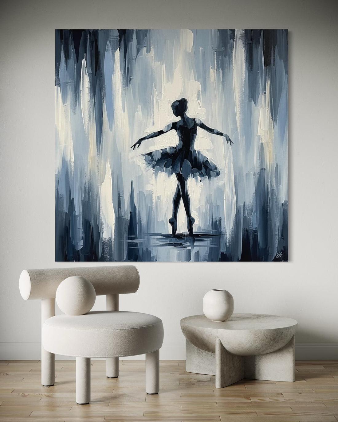 Grace in Shadow - Hand Painting
